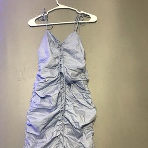 Blushmark baby blue ruched dress